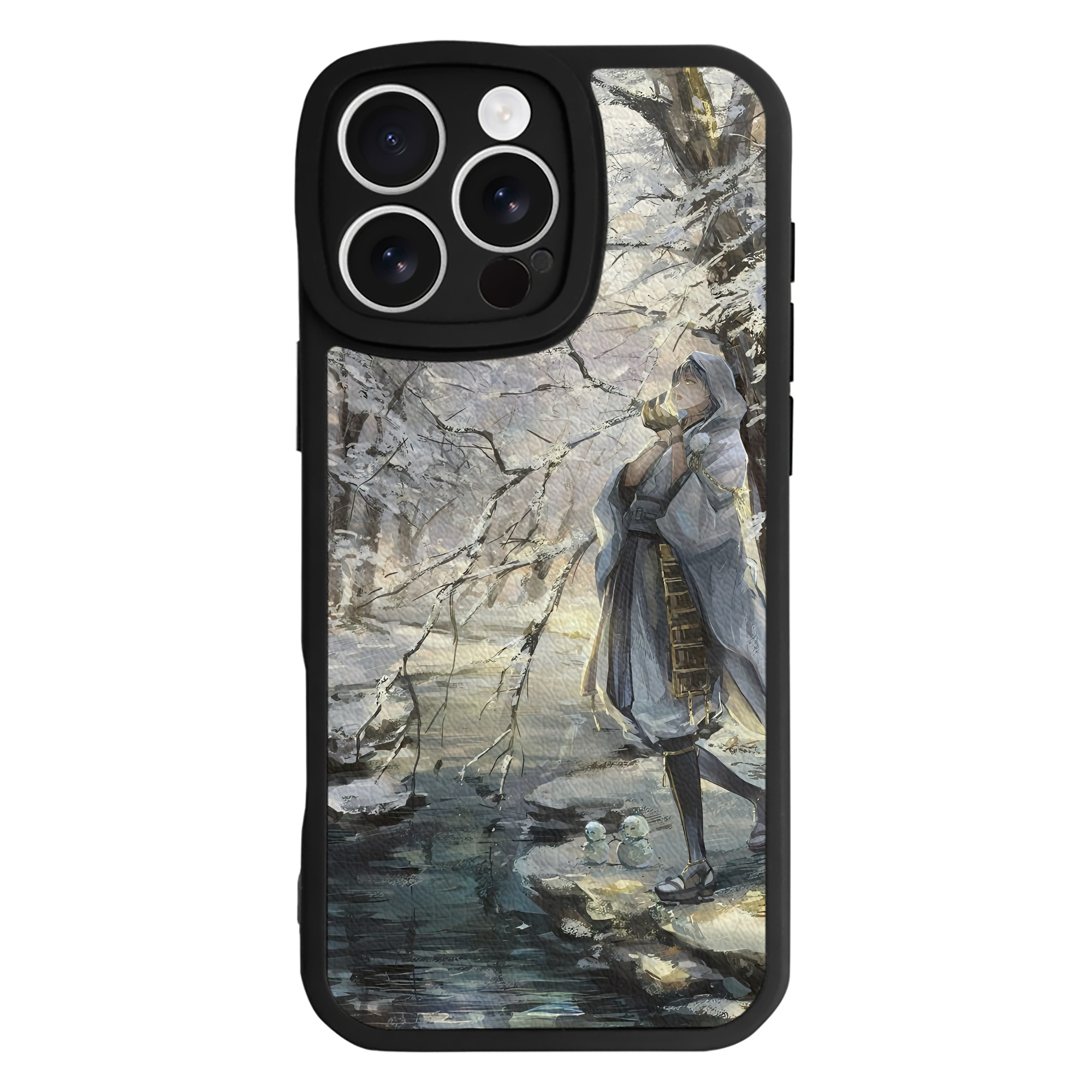 （画像用） 刀剣乱舞 Touken Ranbu 【iPhone 16シリーズ対応】シリコンスマホケース（レザー調） 材質：シリコン